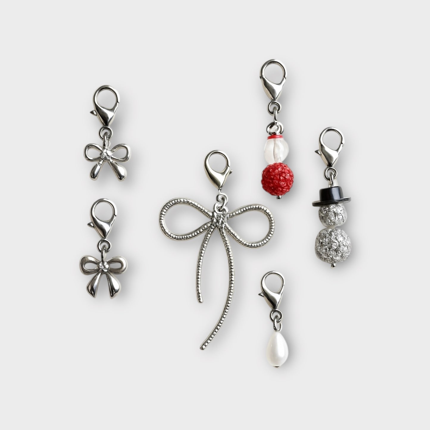 Snowmen Charm Set