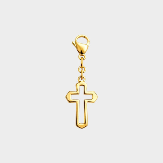 Open Cross Charm