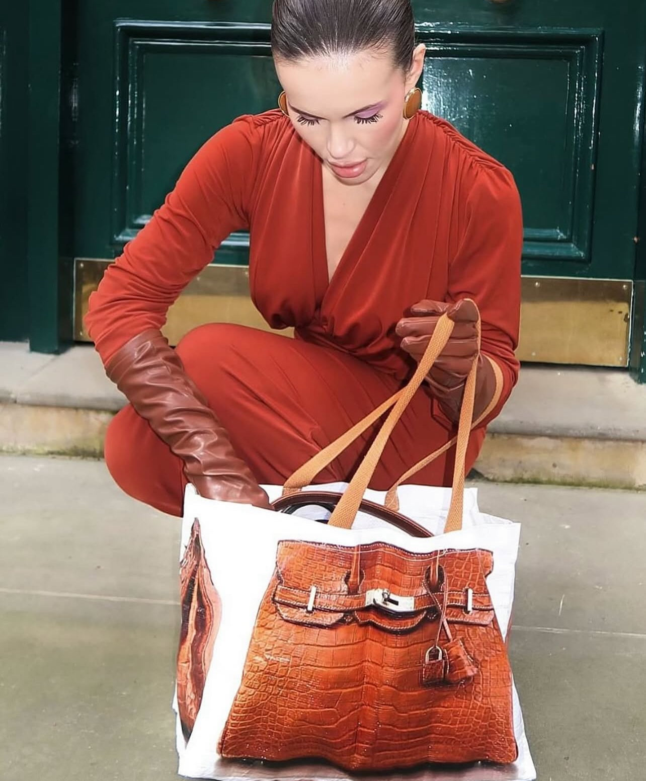 Limited Edition Grocery Bag - Brown
