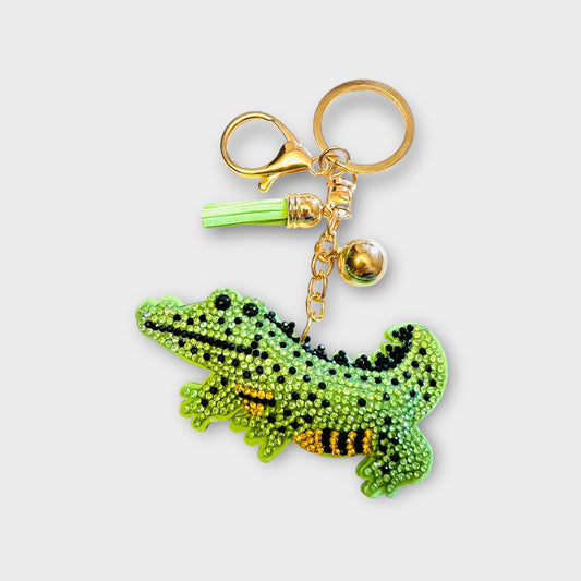 Alligator Bling Bag Charm