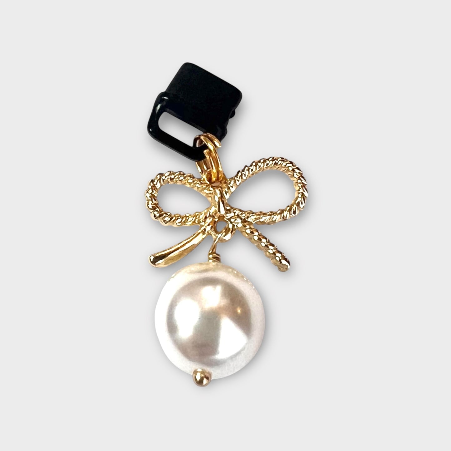 Pearl Bow Charm