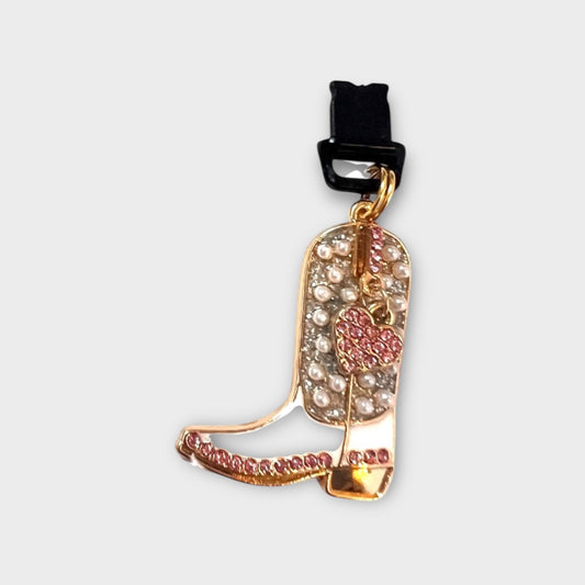Cowgirl Boot Phone Charm