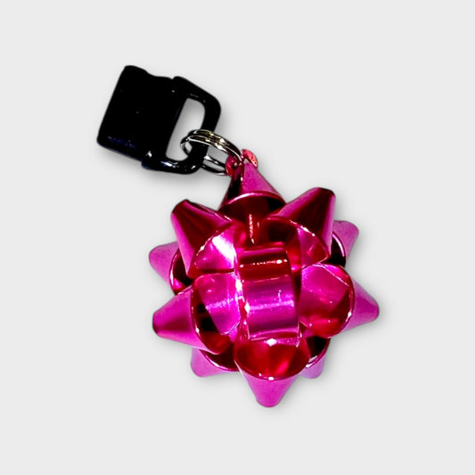 Pink Gift Bow Phone Charm