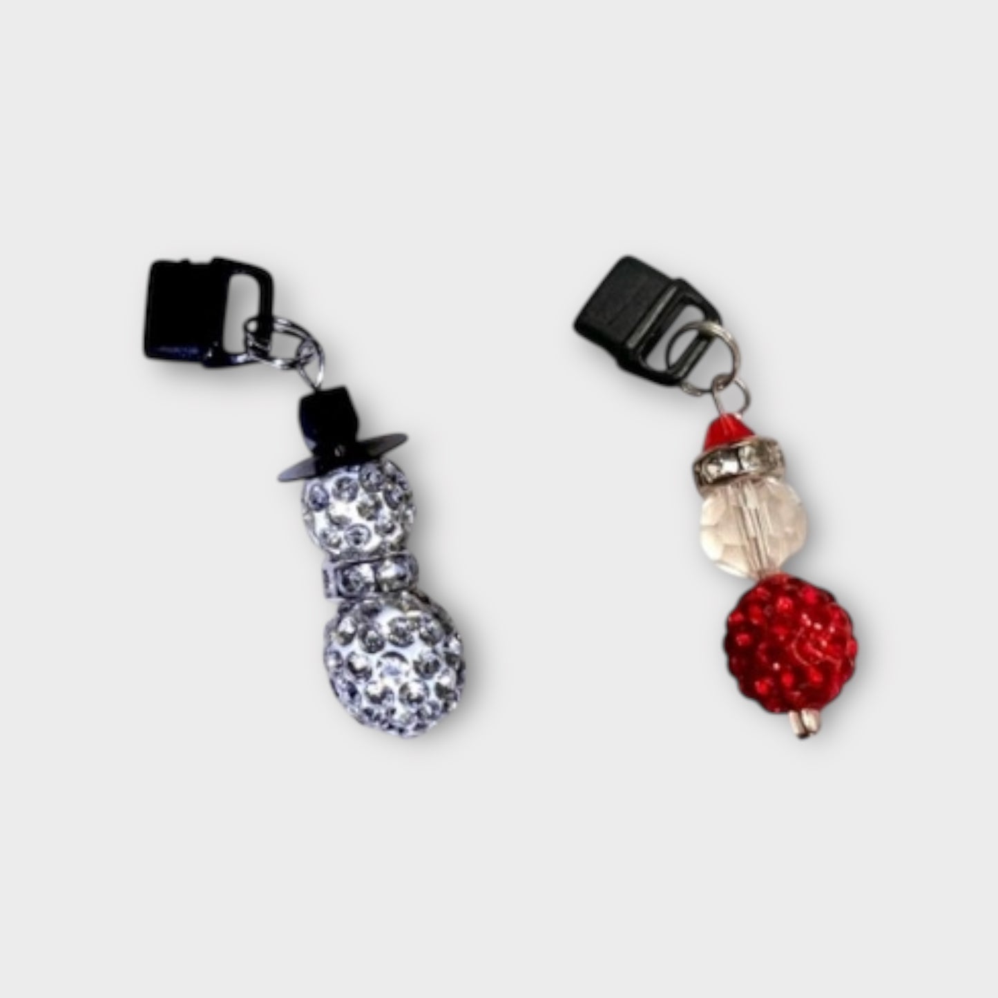 Sparkle Snowman Phone Charm