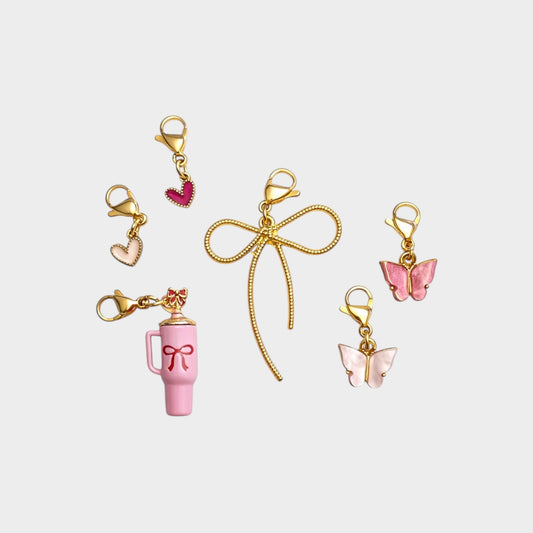 Pink Luxe Charm Set