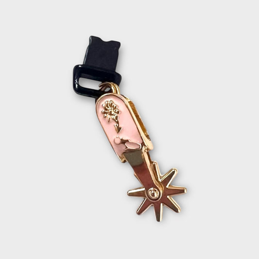 Cowgirl Spur Phone Charm