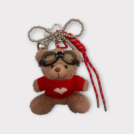 Teddy Bear Bag Charm Set