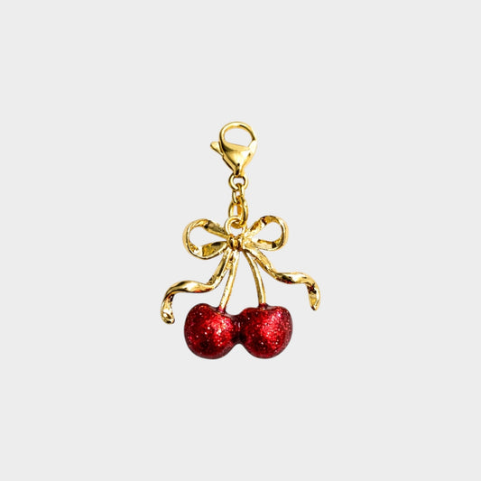 Cherry Bow Charm