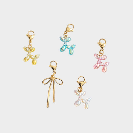 Balloon Dog Charm Set