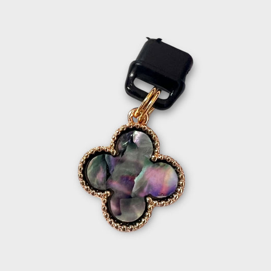 Quatrefoil Phone Charm