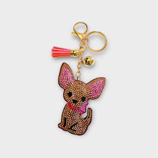 Chihuahua Bling Bag Charm