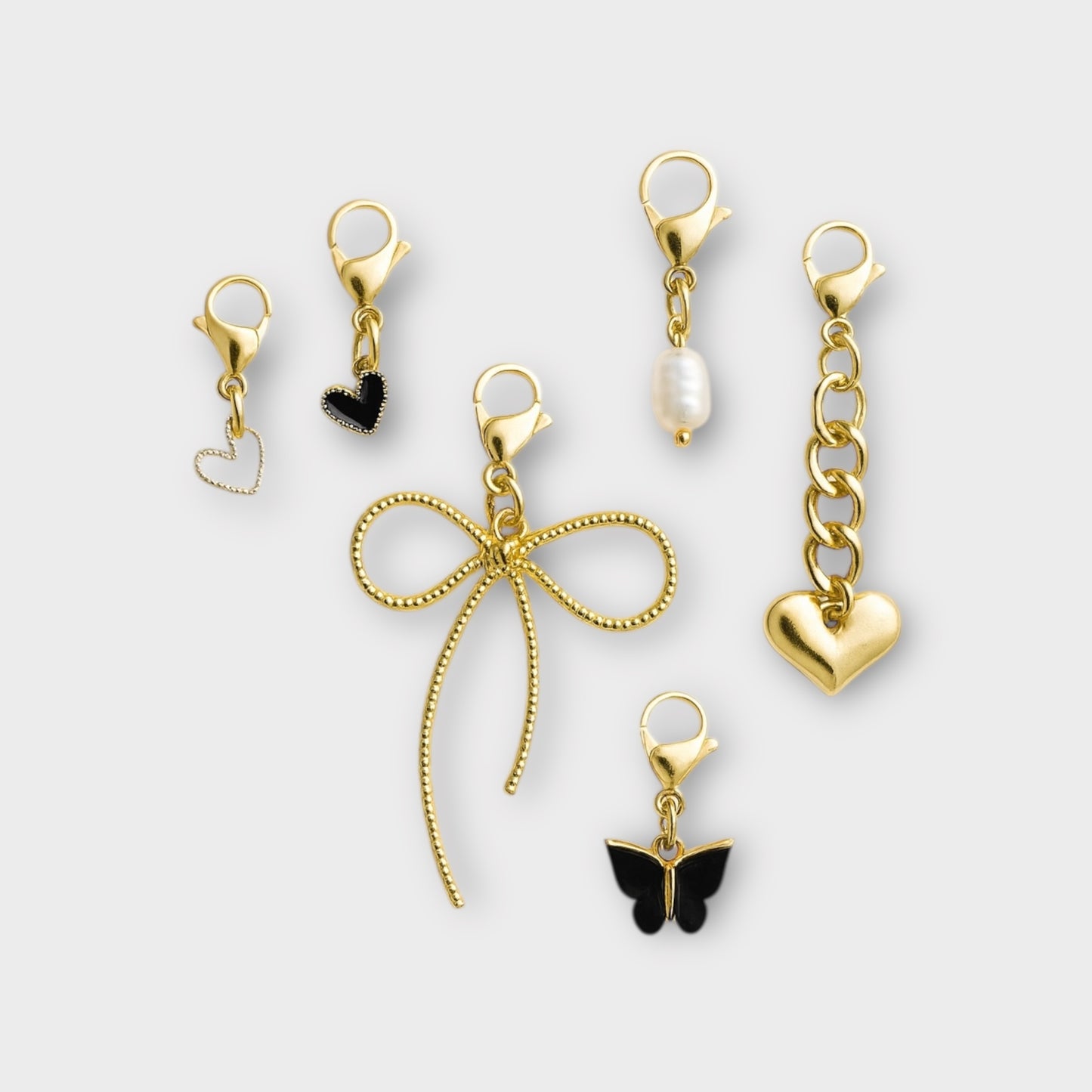 Butterfly Charm Set - Black