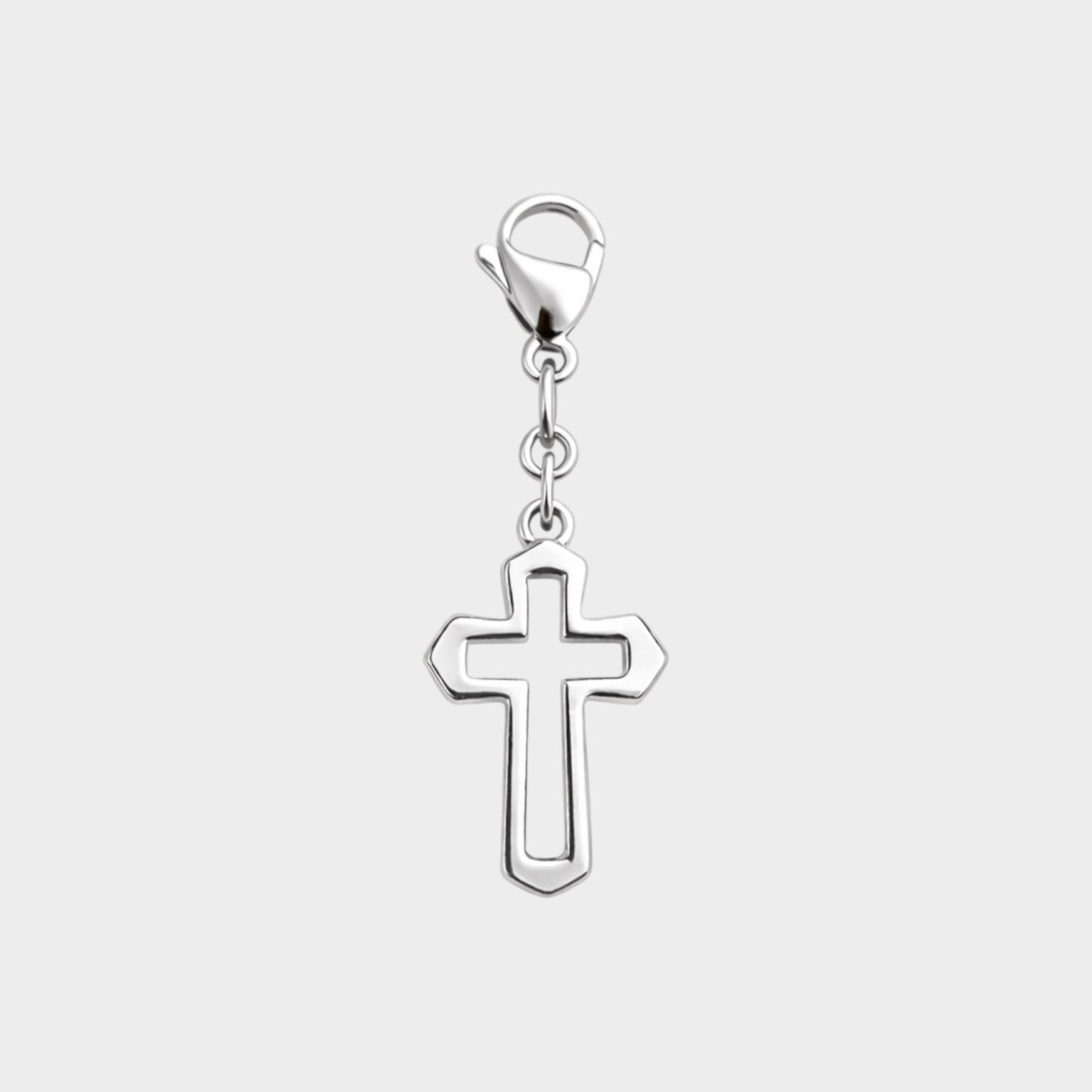 Open Cross Charm