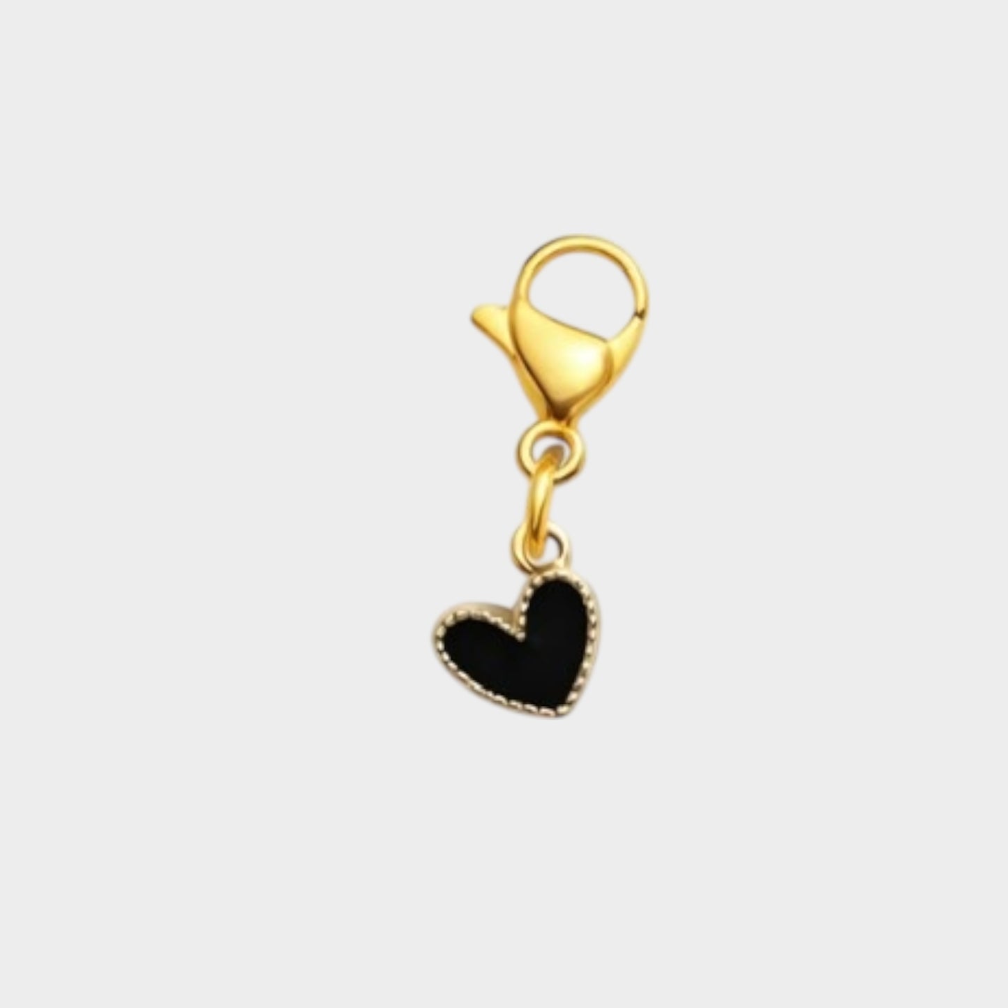 Mini Enamel Heart Charm