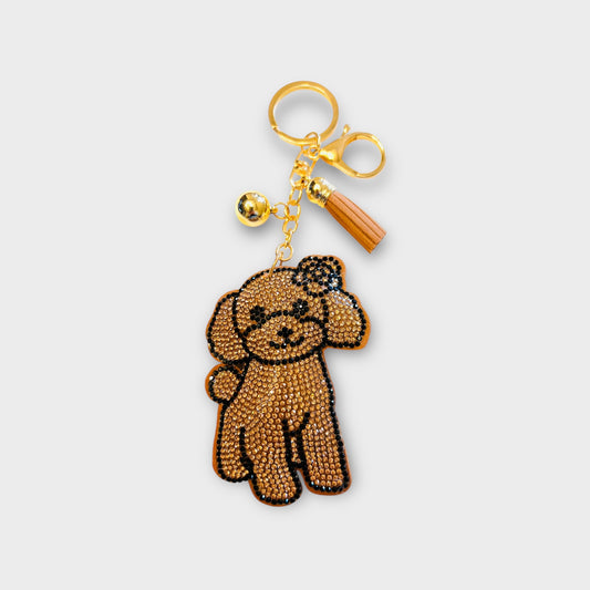 Puppy Bling Bag Charm