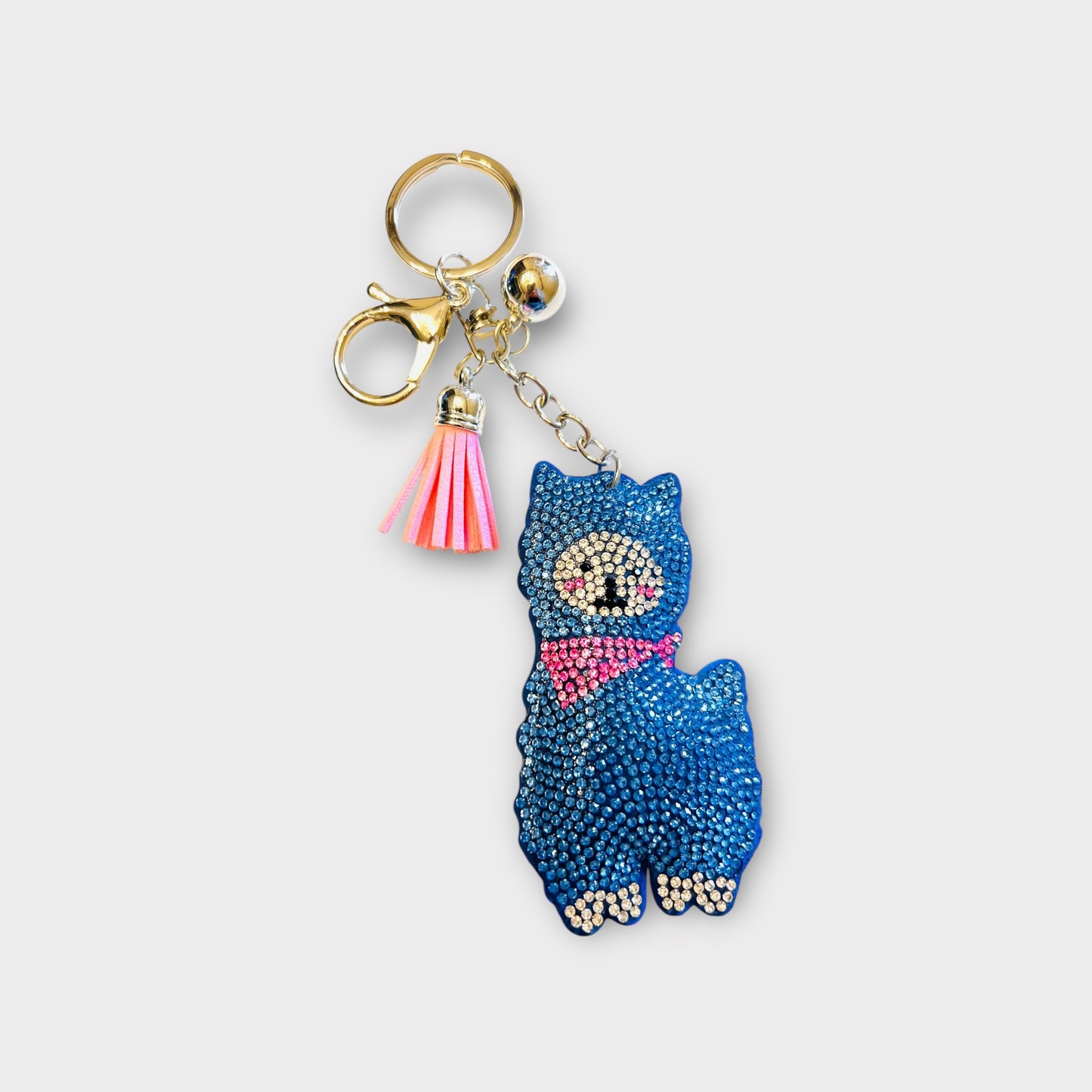 Llama Bling Bag Charm