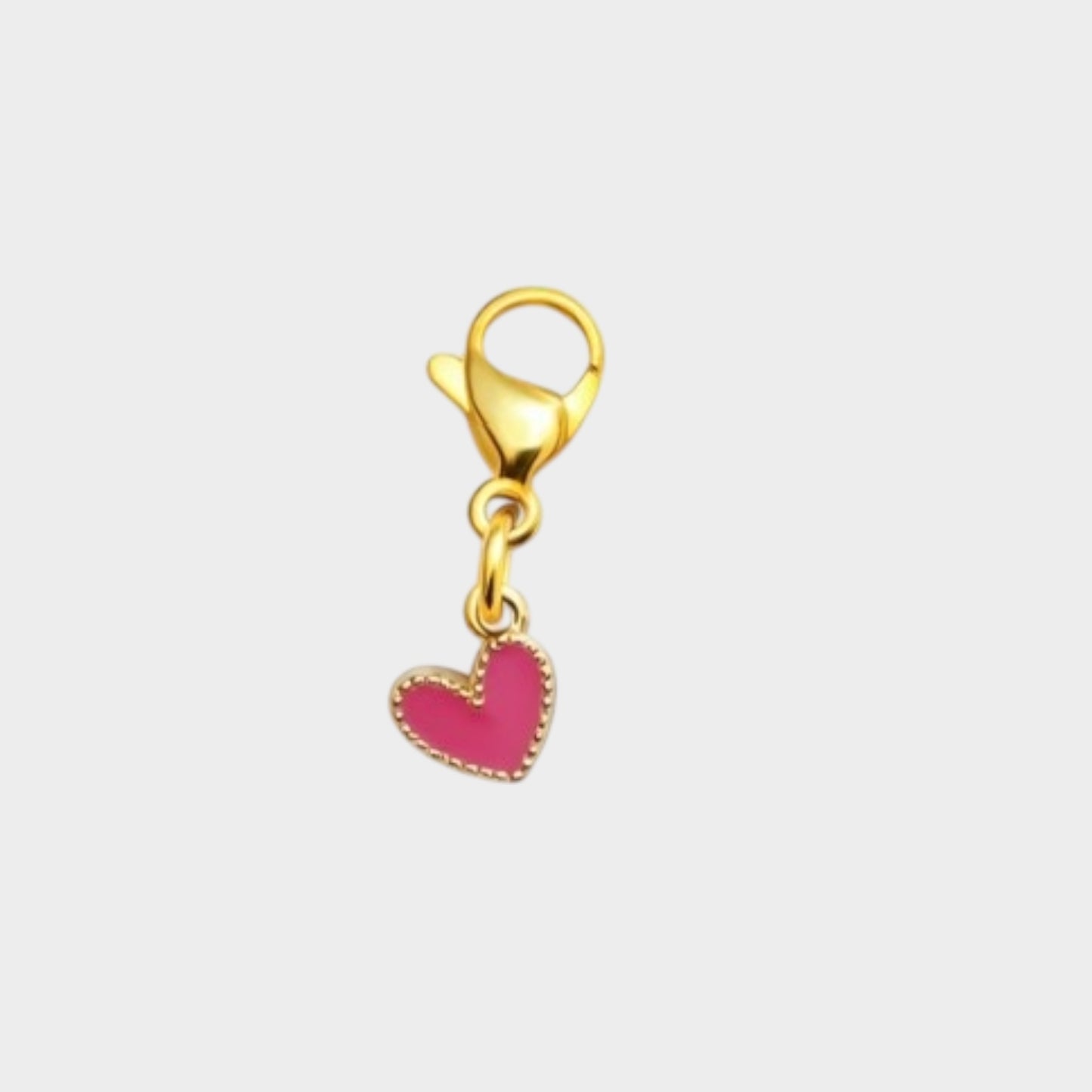Mini Enamel Heart Charm