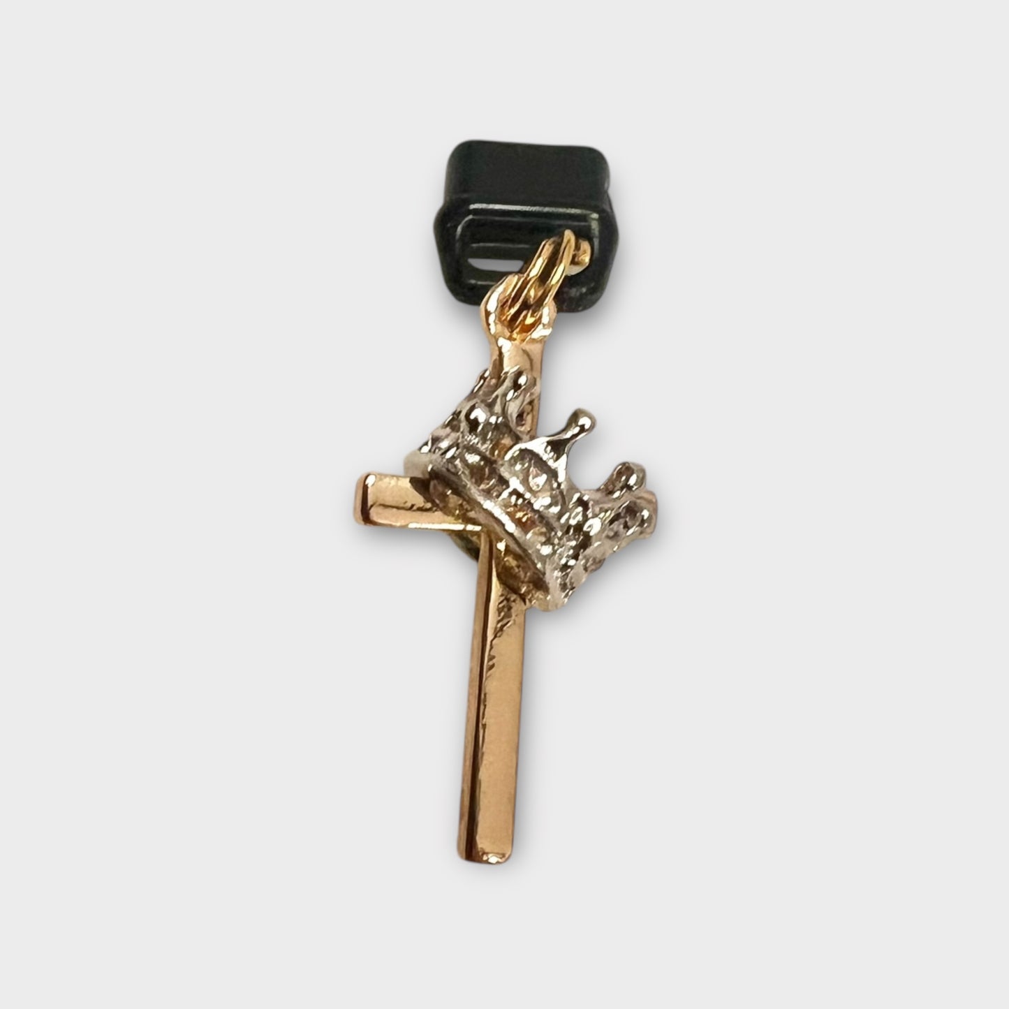 Cross & Crown Phone Charm