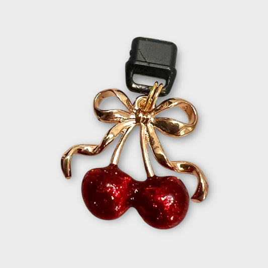 Cherry & Bow Phone Charm
