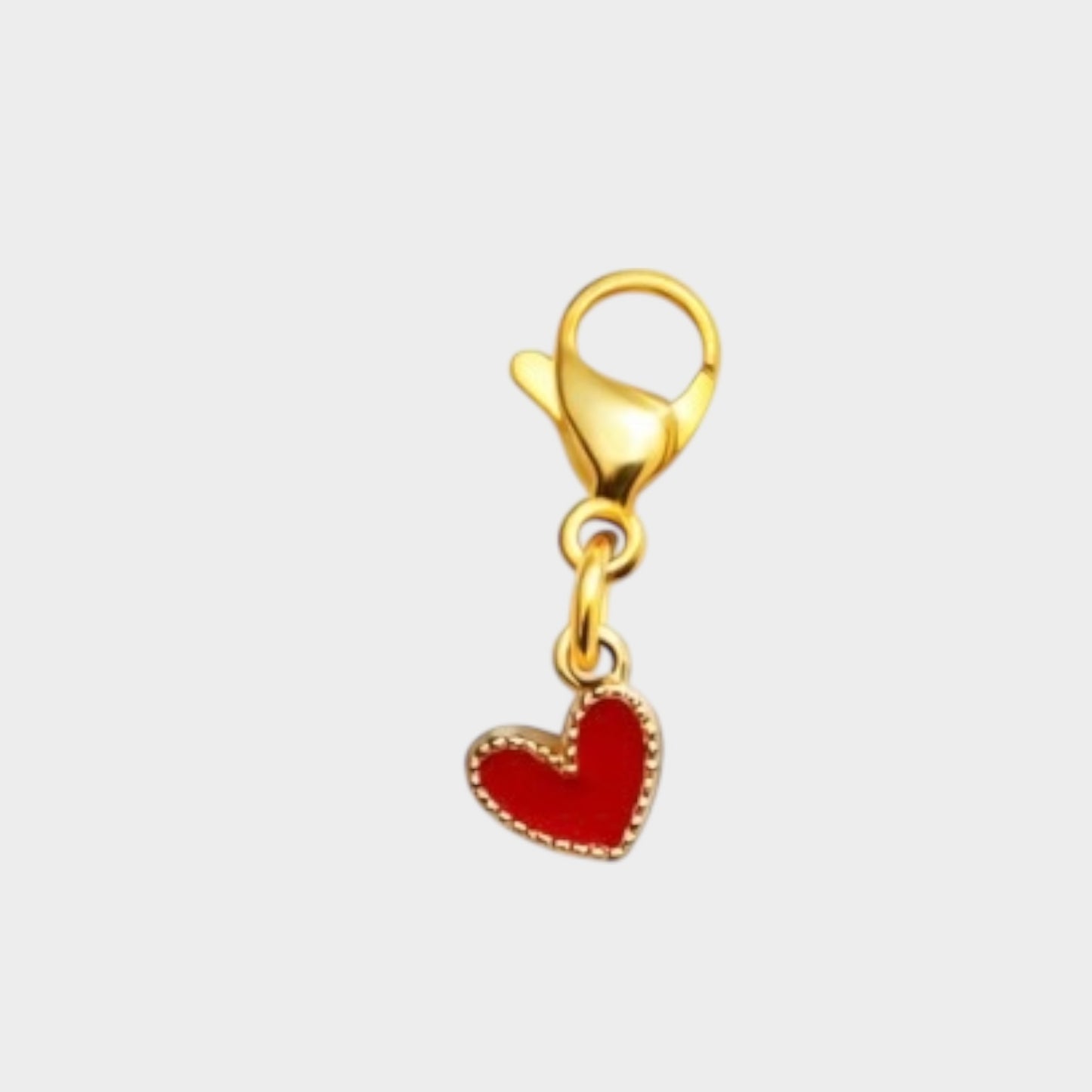 Mini Enamel Heart Charm