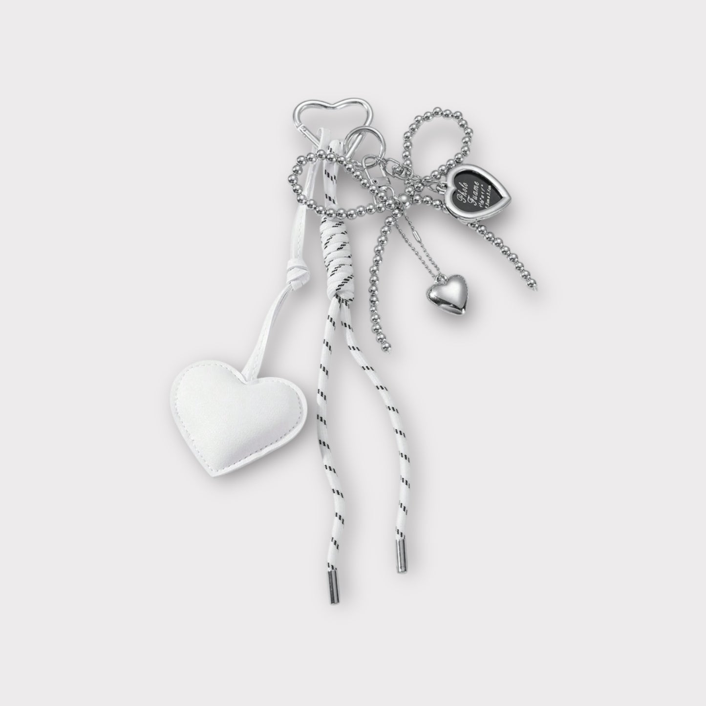 Heart Bag Charm Set