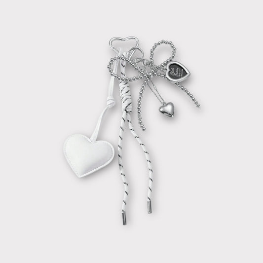 Heart Bag Charm Set