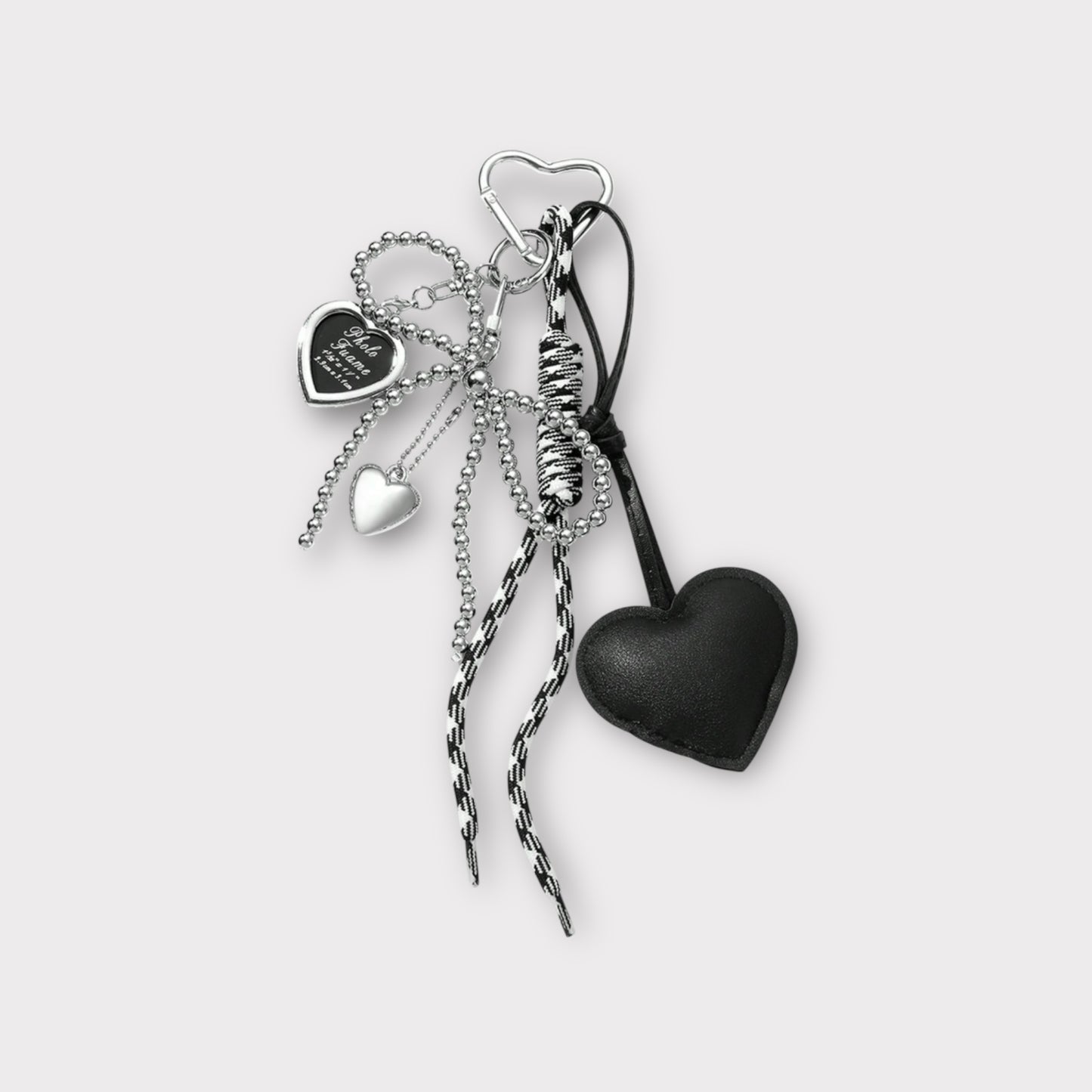 Heart Bag Charm Set