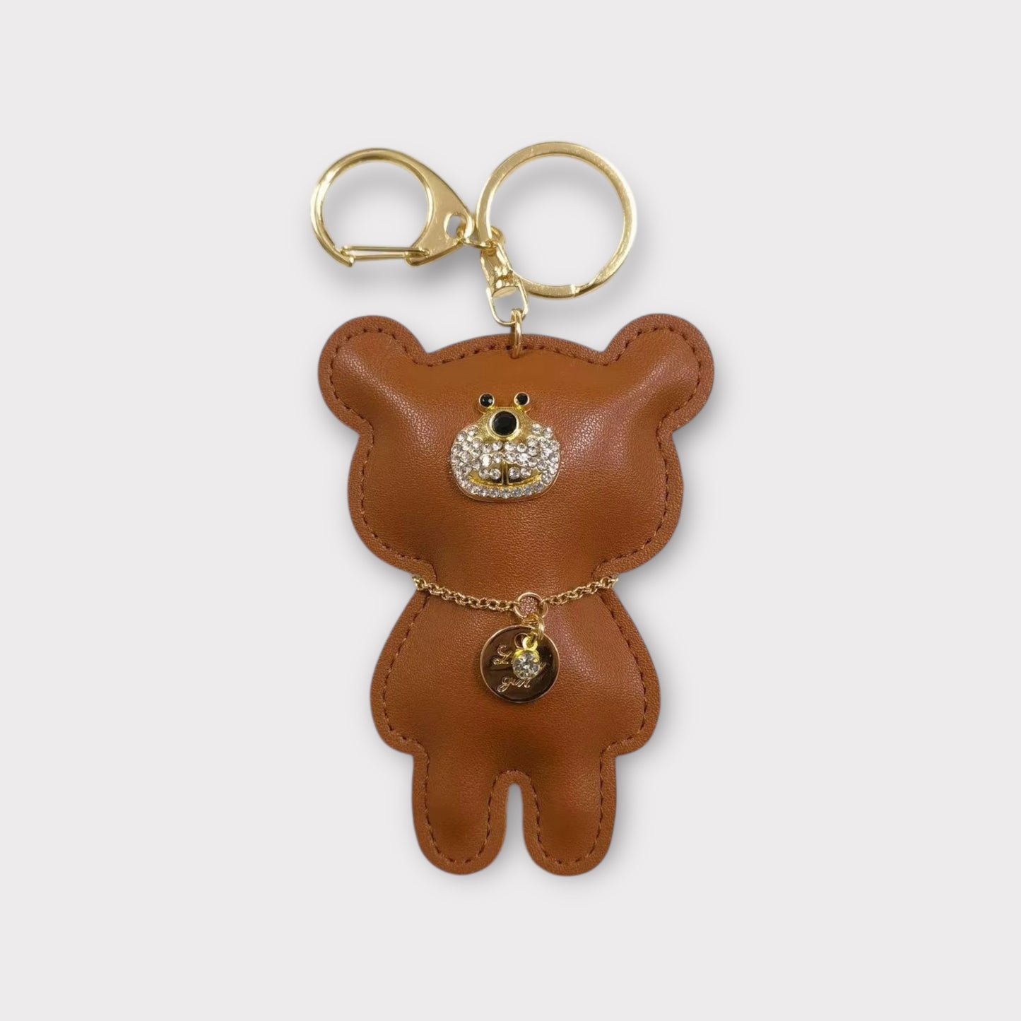 Bear Bag Charm - Brown