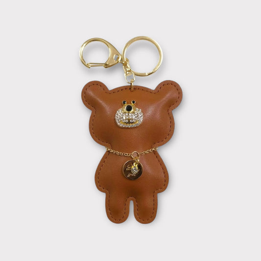 Bear Bag Charm - Brown