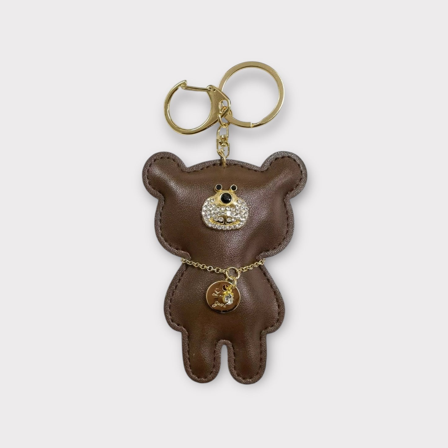 Bear Bag Charm - Coffee