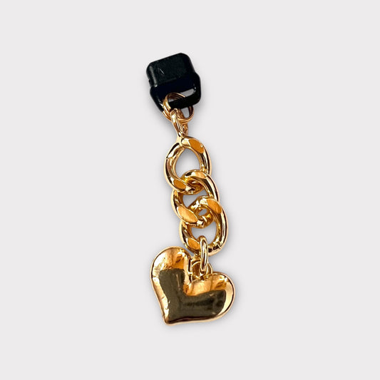 Dangle Heart Phone Charm