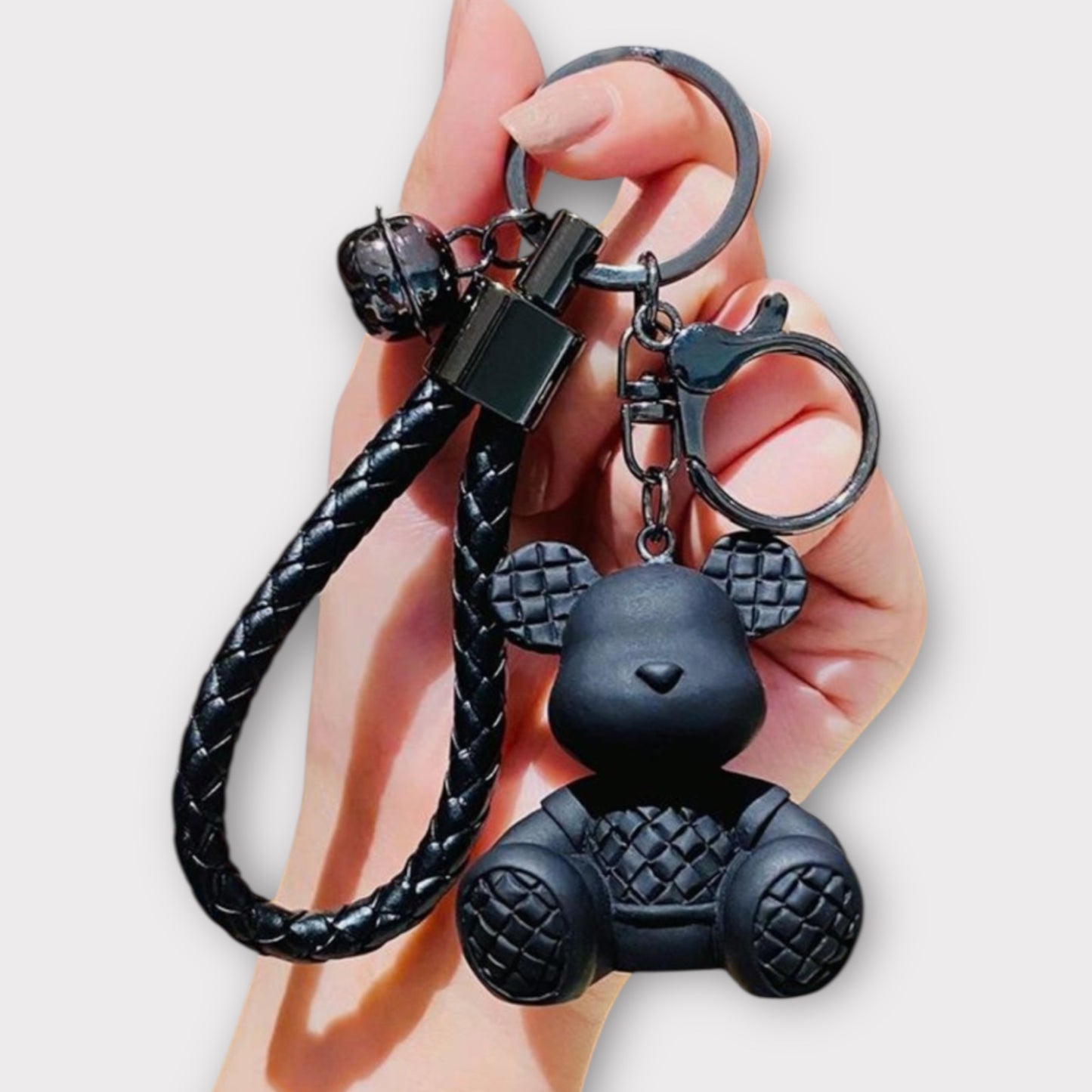 3D Midnight Luxe Bear Charm