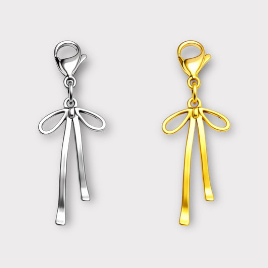 Dainty Ribbon Bow Charm